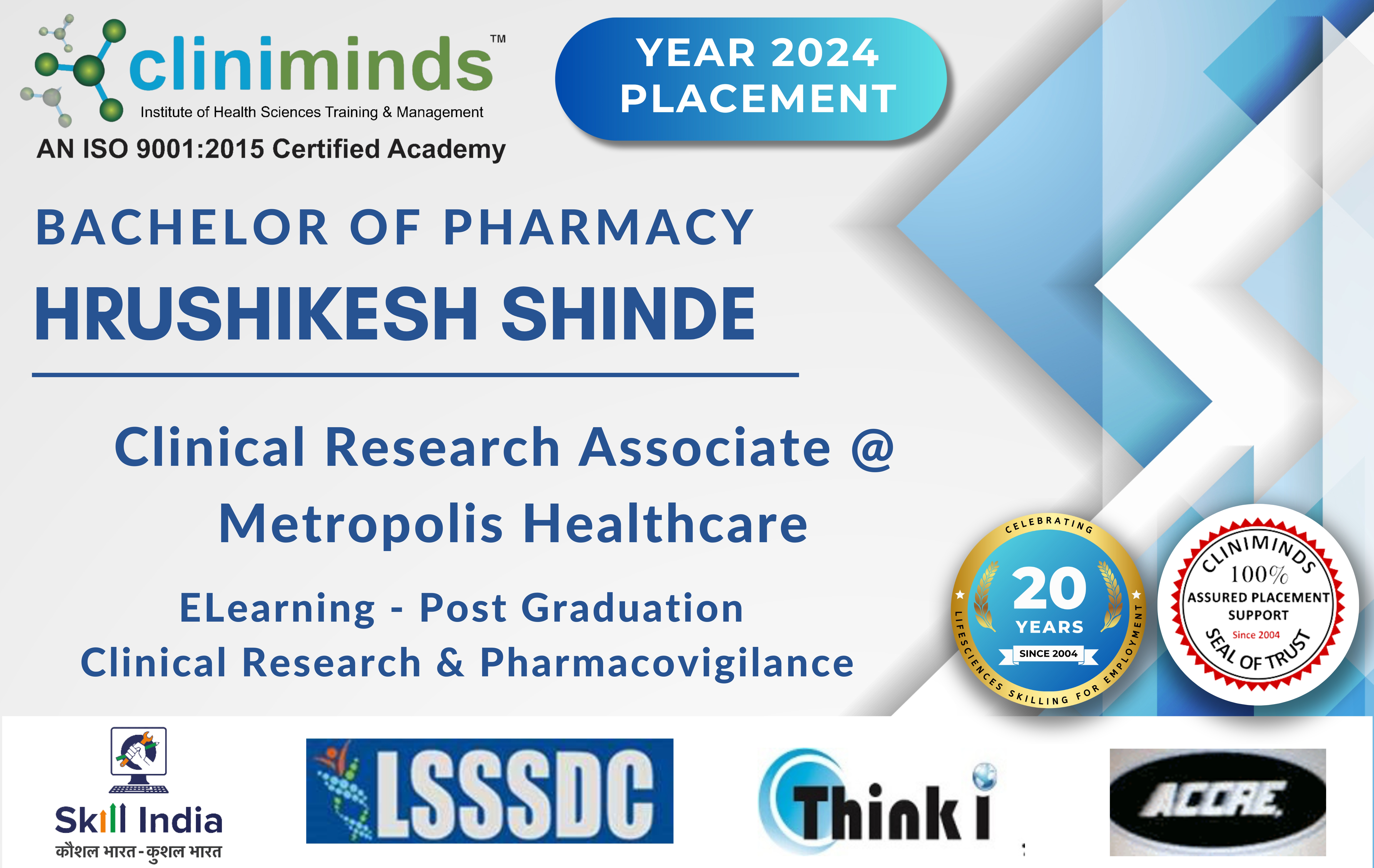 Cliniminds Drug Regulatory Affairs Placements